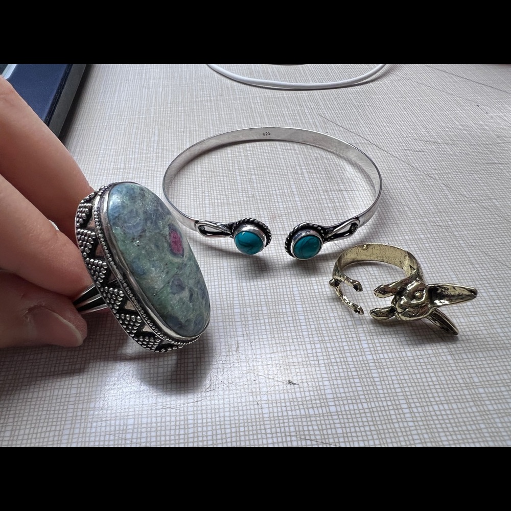 Vintage rings and bracelet